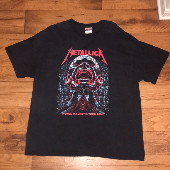 Hanes Other - 2009 METALLICA WORLD MAGNETIC T-SHIRT